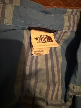 The North Face Blue Striped Button-Up Shirt